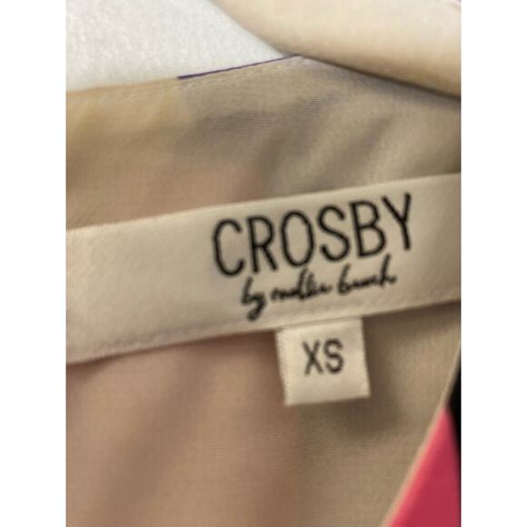 Crosby by Mollie Burch Red Pink Purple Racerback Blouse Sz XS - Picture 3 of 3